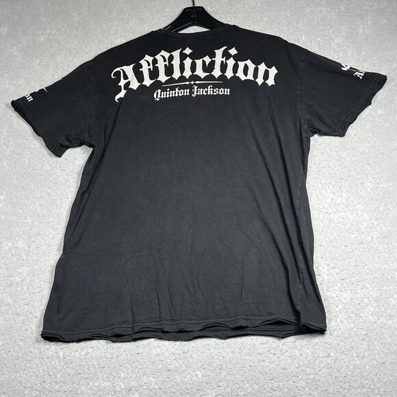 Affliction Signature Series T Shirt Mens XL Knights Jousting Graphic Tee Rampage - Picture 5 of 9